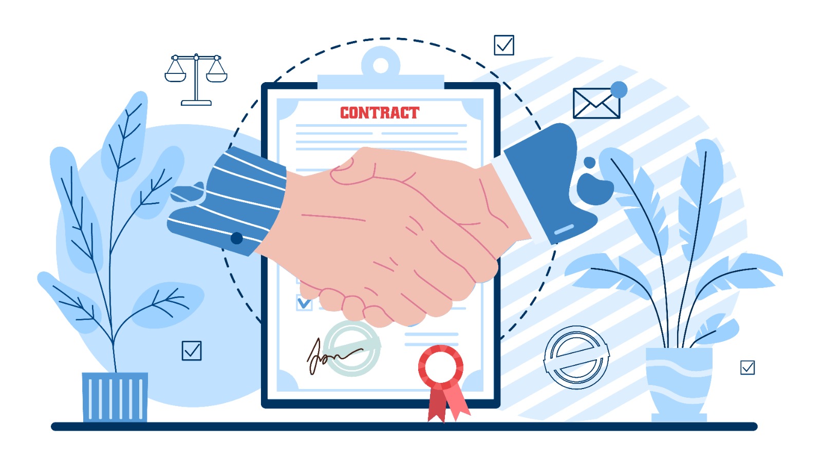 In Workstair Software, a Contract refers to a written service agreement document that is submitted to the customer. It contains essential information such as the scope of work, service details, pricing related information and terms and conditions. The contract serves as a formal document that requires approval and signature from the customer, establishing a legal agreement between both parties.